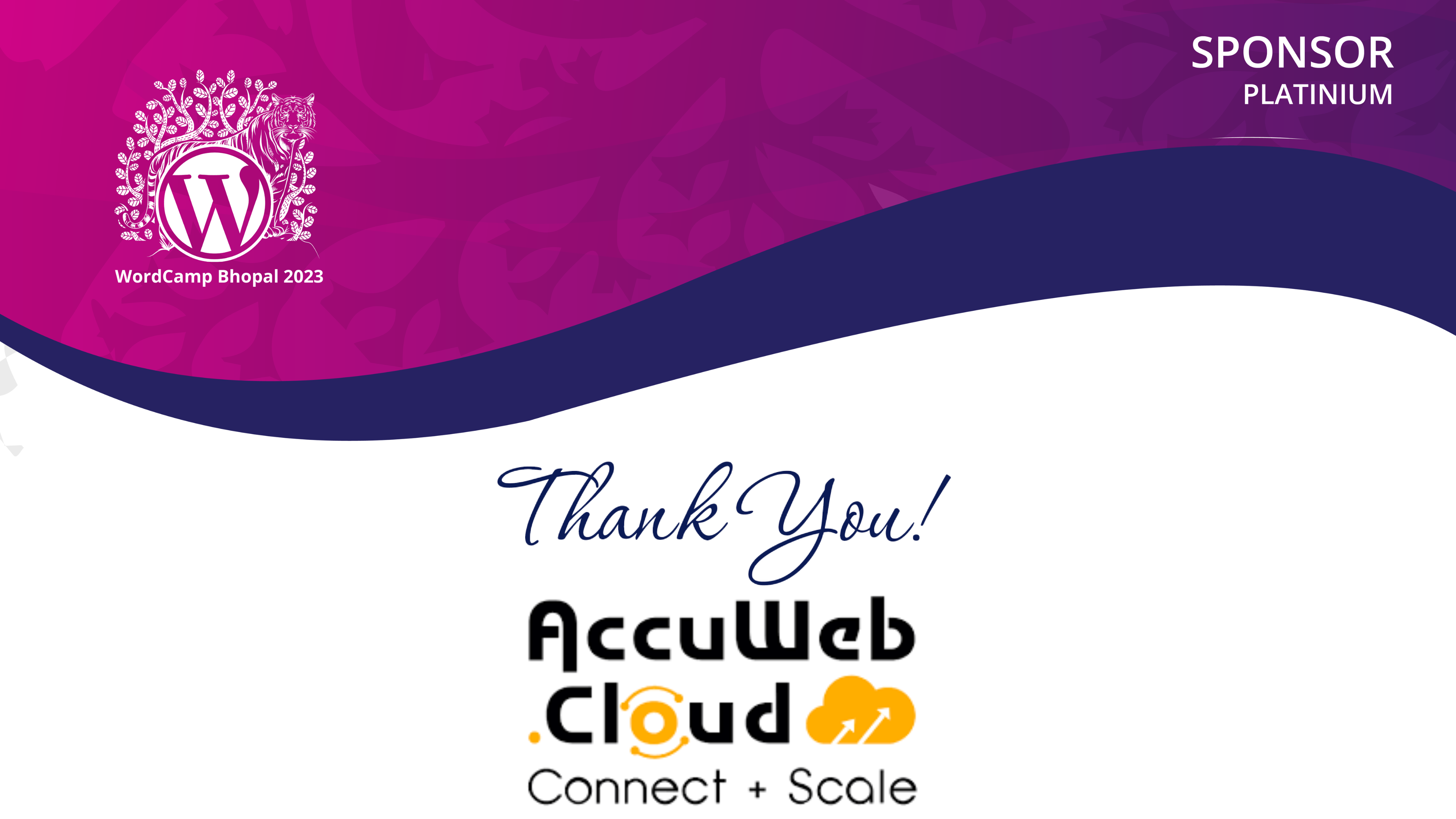 AccuWeb.cloud Joins us as a Platinum Sponsor!