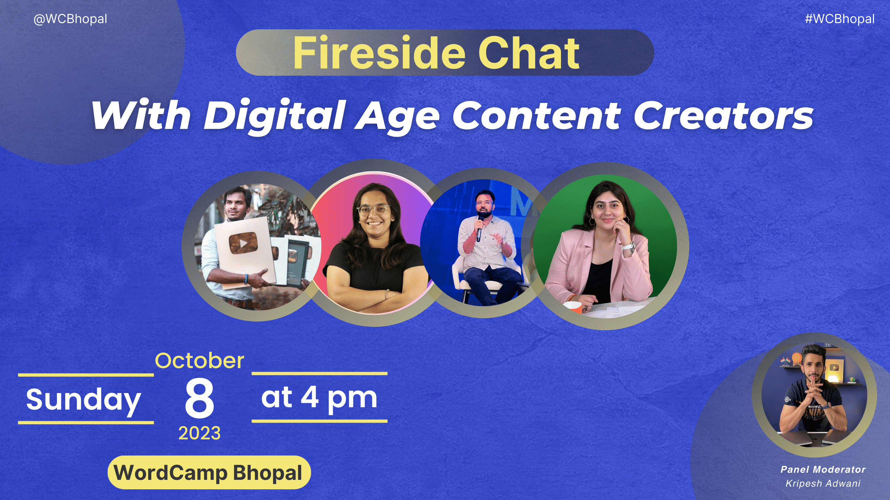 Get Ready for an Exciting Panel Discussion: “Fireside Chat With Digital Age Content Creators”