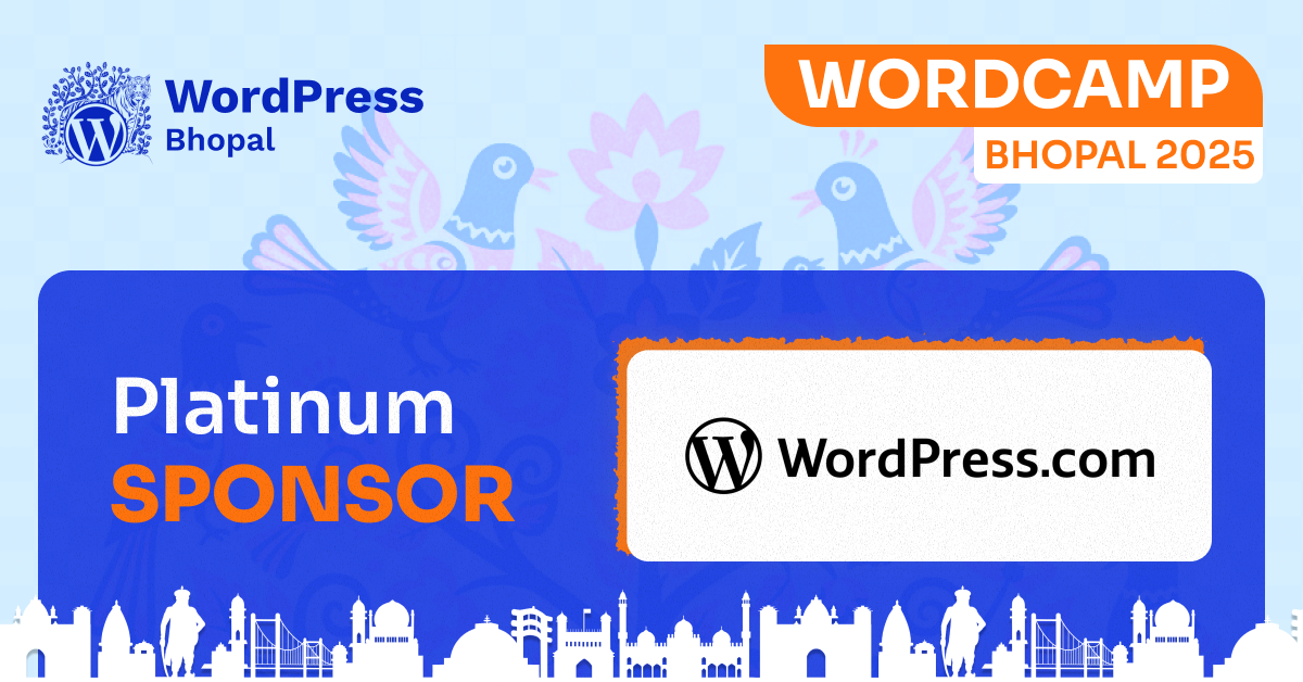 Thank you WordPress.com for Joining us as a Platinum Sponsor!  