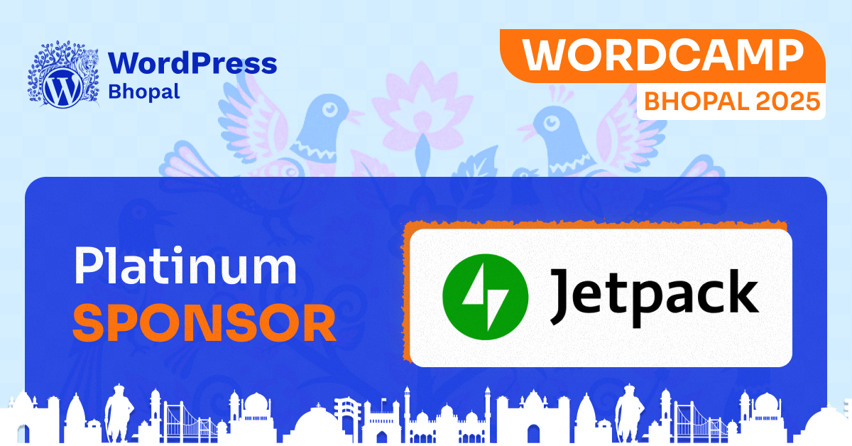 Thank you Jetpack for Joining us as a Platinum Sponsor! 