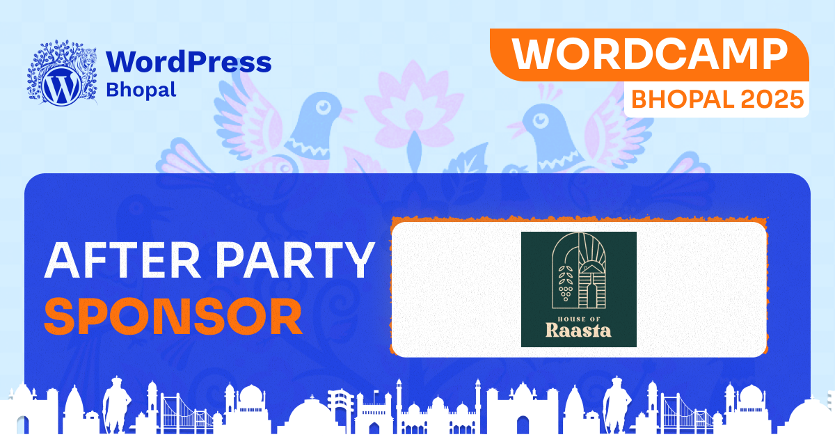 Thank You House of Raasta For Joining Us As A After-party Sponsor! 