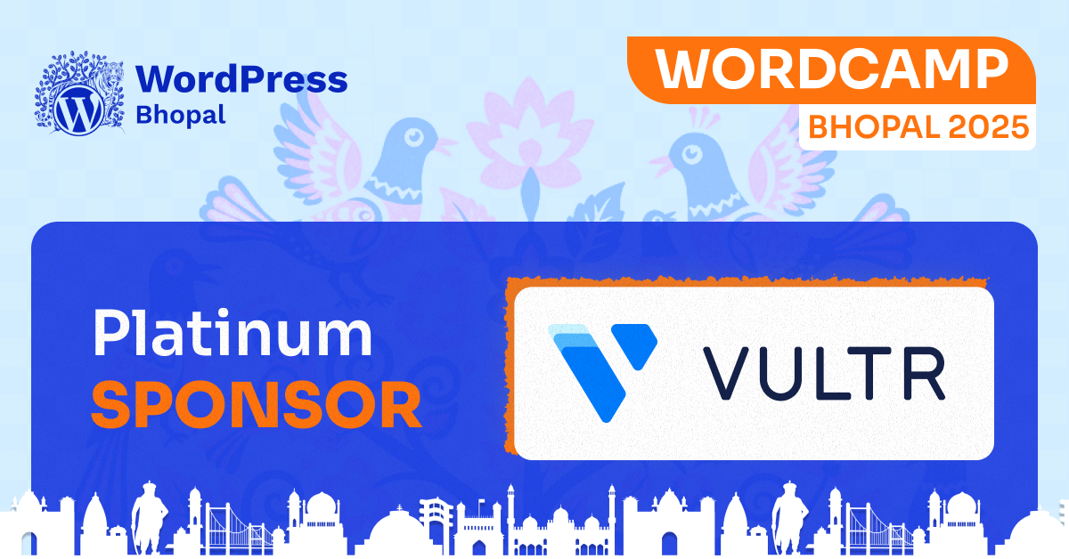 Thank You Vultr For Joining Us As A Platinum Sponsor! 